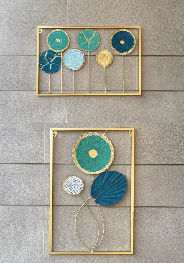 Abstract Leaf Decorative Wall Sculpture - Single Piece