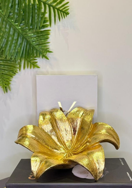 Gilded Gingko Leaf Bowl | Luxury Gold Decorative Serving Bowl
