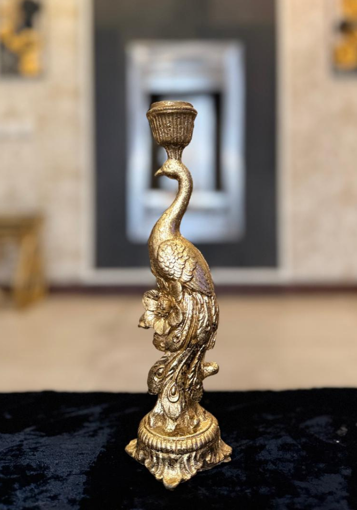 Peacock Candle Holder