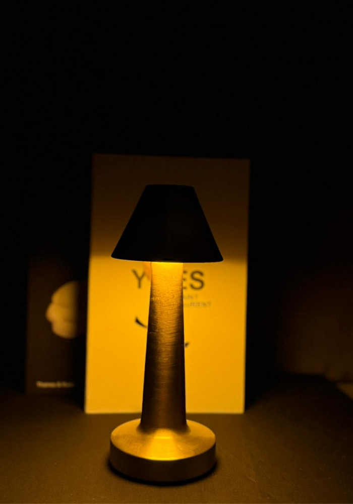 Portable Rechargeable Golden Lamp