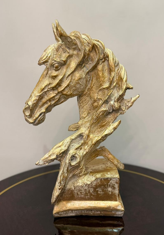 Antique Horse Head Sculpture