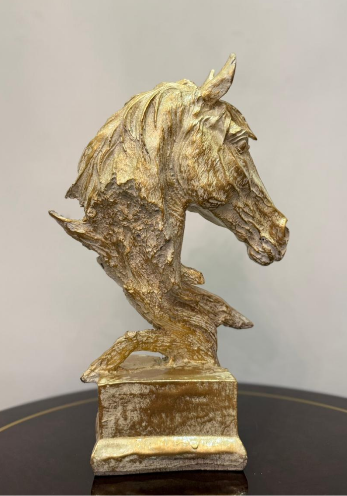 Antique Horse Head Sculpture