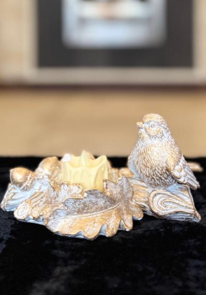 Bird and Branch Candle Holder
