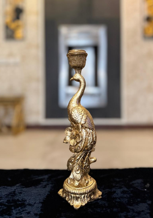 Peacock Candle Holder