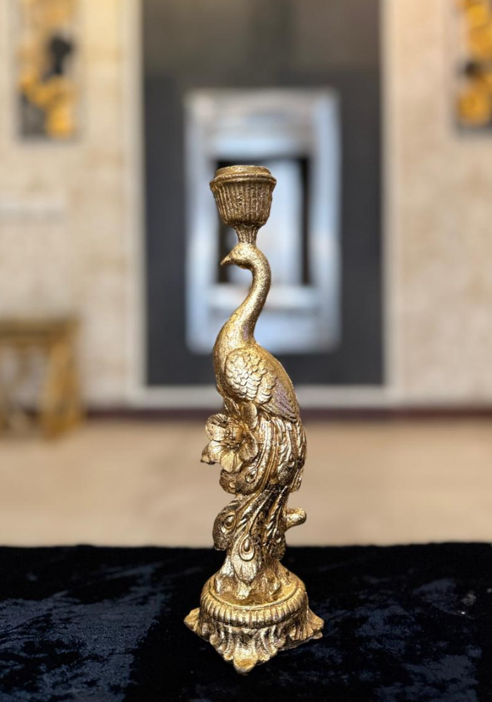 Peacock Candle Holder