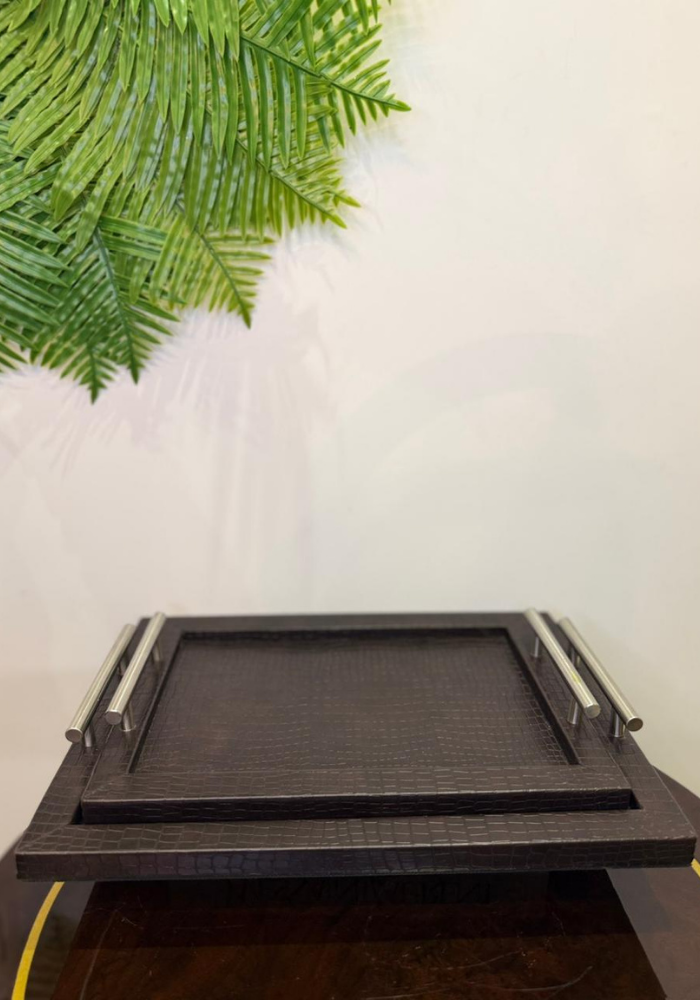 LuvNest Croc-Leather Tray